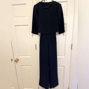 Zara Navy Blue Romper Jumpsuit Small